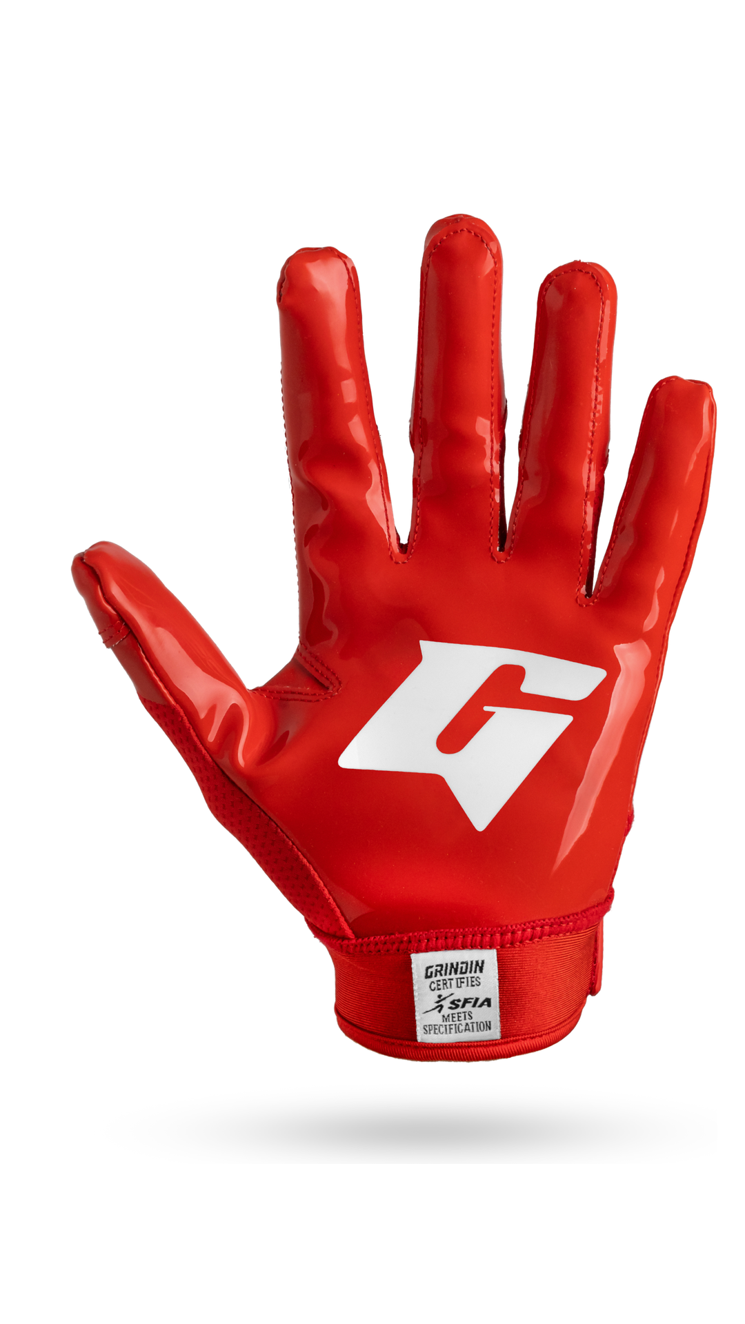 Palma del guante GRINDIN rojo